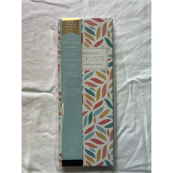 Weekly To-Do Checklist Planner Multicolor‎ One Size - Picture 1 of 5
